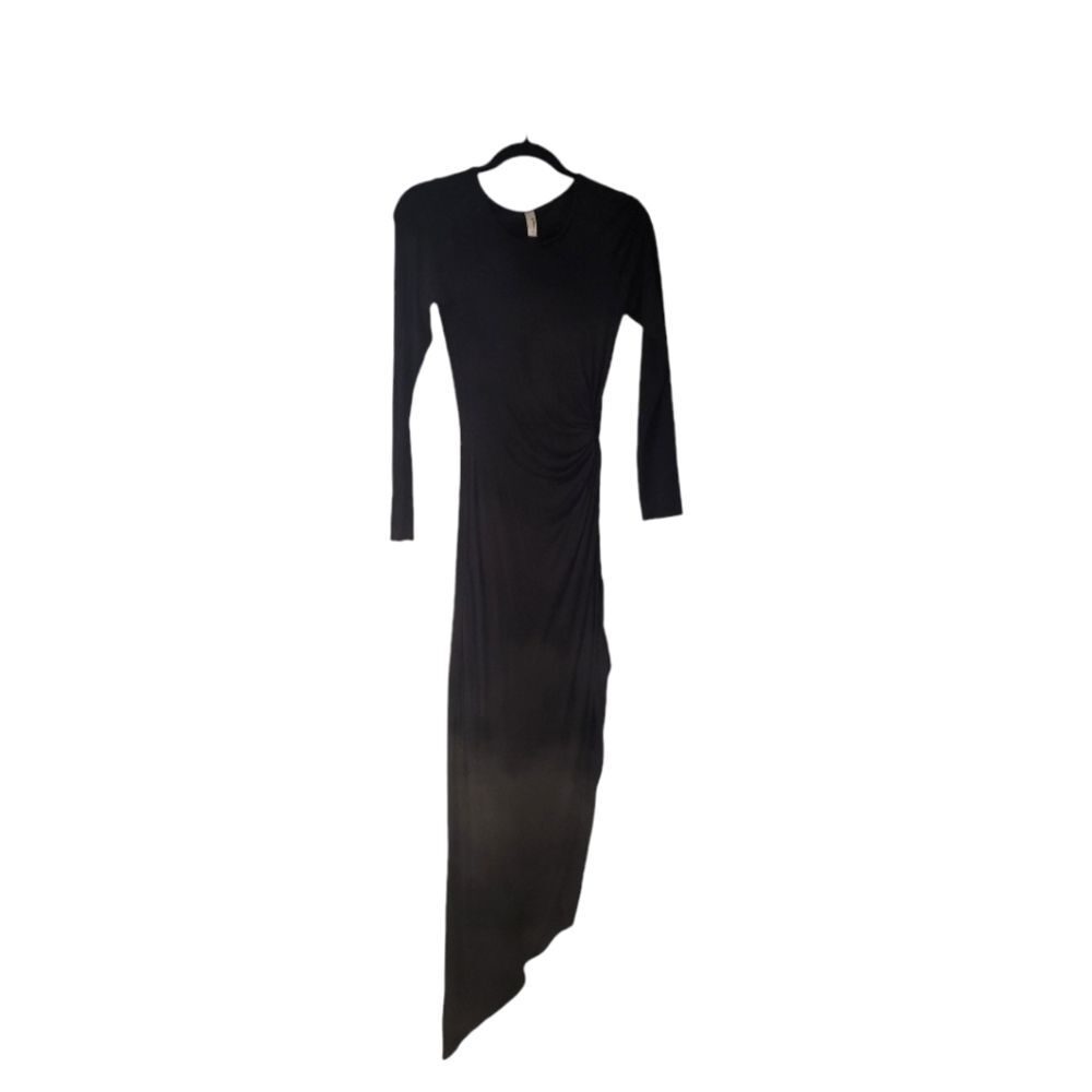 Loveappela Long Sleeve Black Stretch Pencil dress long size medium
